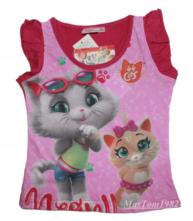 Tričko CATS 44 vel.110 cm růžové