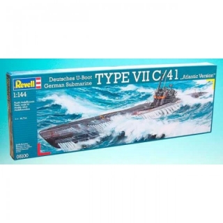 Plastik ModelKit ponorka - Submarine Type VII C/41 (1:144) - Revell 05100