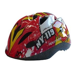 Cyklistická helma dětská s potiskem Brother CSH065 - červená S