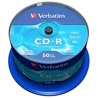 CD-R, Verbatim DataLife, 700MB, Extra Protection - 1ks.