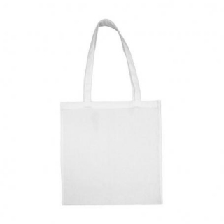 Bavlněná taška bílá BT01WHT - 135G - 38X42 cm