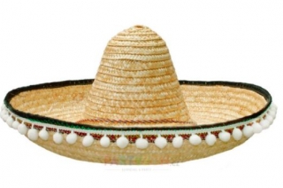 Mexický klobouk sombrero průměr 14 cm