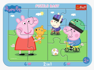 Puzzle 10 dílků 2v1 TREFL - Peppa PIG