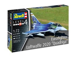 Plastic ModelKit letadlo 03843 - Eurofighter "Luftwaffe 2020 Quadriga" (1:72)