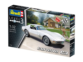 Plastic ModelKit auto 07684 - Corvette C3 (1:32)