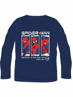 Tričko s dlouhým rukávem Spiderman MARVEL - modré vel. 134