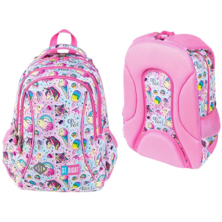 Školní batoh St.RIGHT SWEET Pink