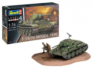 Plastic ModelKit tank 03294 - T-34/76 Modell 1940 (1:76)