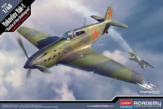 Model Kit letadlo 12343 - Yakovlev Yak-1 "Battle of the Stalingrad" (1:48)