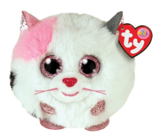 Ty Puffies Muffin bílá kočka 9 cm