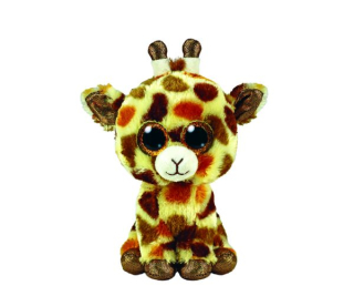 Ty Beanie Boos STILTS, 15 cm - hnědá žirafa