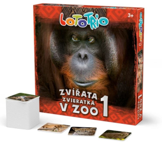 Loto-trio Zvířata v ZOO 1 – dětské vzdělávací hry