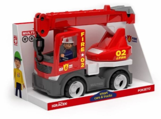 MultiGO Fire - Jeřáb s hasičem - auto s Igráčkem