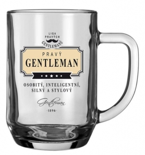 Pivní sklenice Pravý gentleman