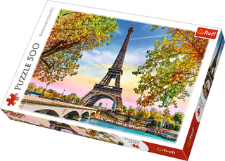 Puzzle 500 dílků - Romantická Paříž 