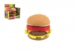 Hamburger plast skládací v krabičce 11x12x9cm