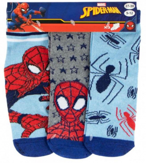 Ponožky SPIDERMAN sada 3ks