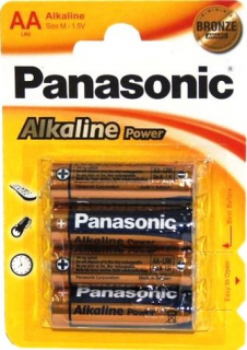 Baterie Panasonic Power alk., AA/R06 Bronze