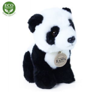 Plyšová panda sedící 18 cm ECO-FRIENDLY