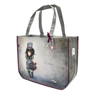 Nákupní taška SANTORO - Gorjuss Shopping Bag - The Hatter 