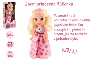Panenka princezna Růženka 35cm česky mluvící