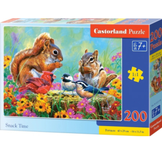 Puzzle Castorland 200 dílků - Veverky