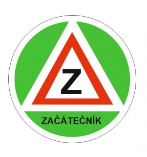 Samolepka Začátečník 1