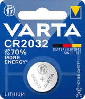 Baterie knoflíková, CR2032, 1 ks v balení, VARTA