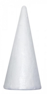 Polystyrenový kužel, 19cm 1ks.