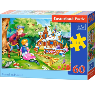 Puzzle Castorland 60 dílků - Jeníček a Mařenka